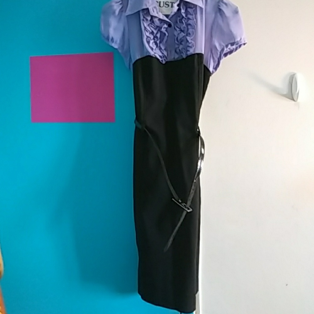 Purple and Black s•n•a•p dress